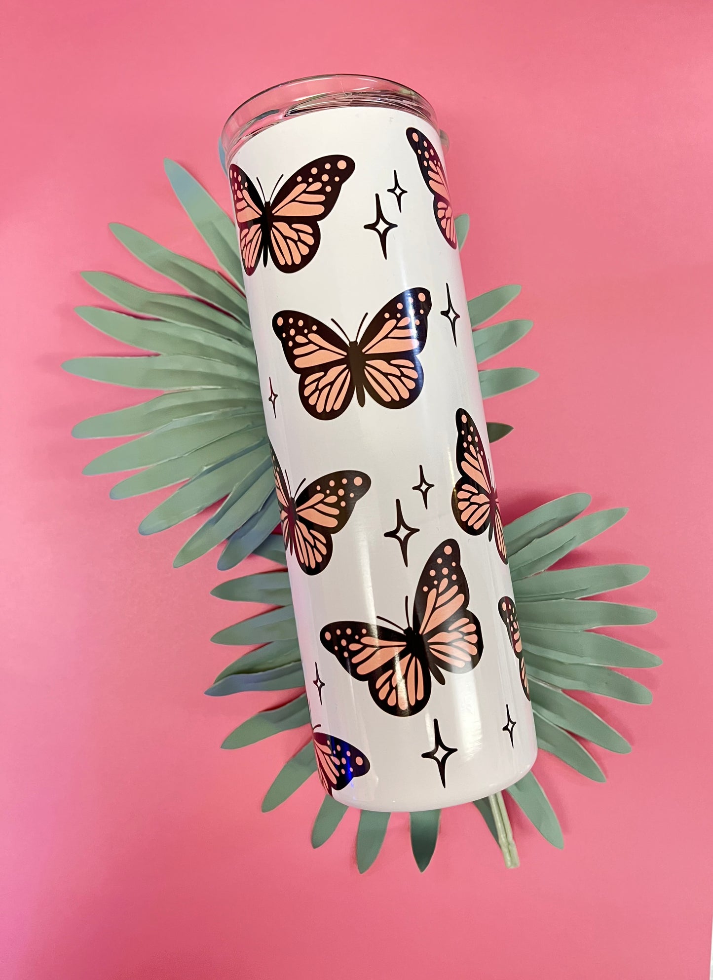 Tumbler 20 oz "Butterflies"