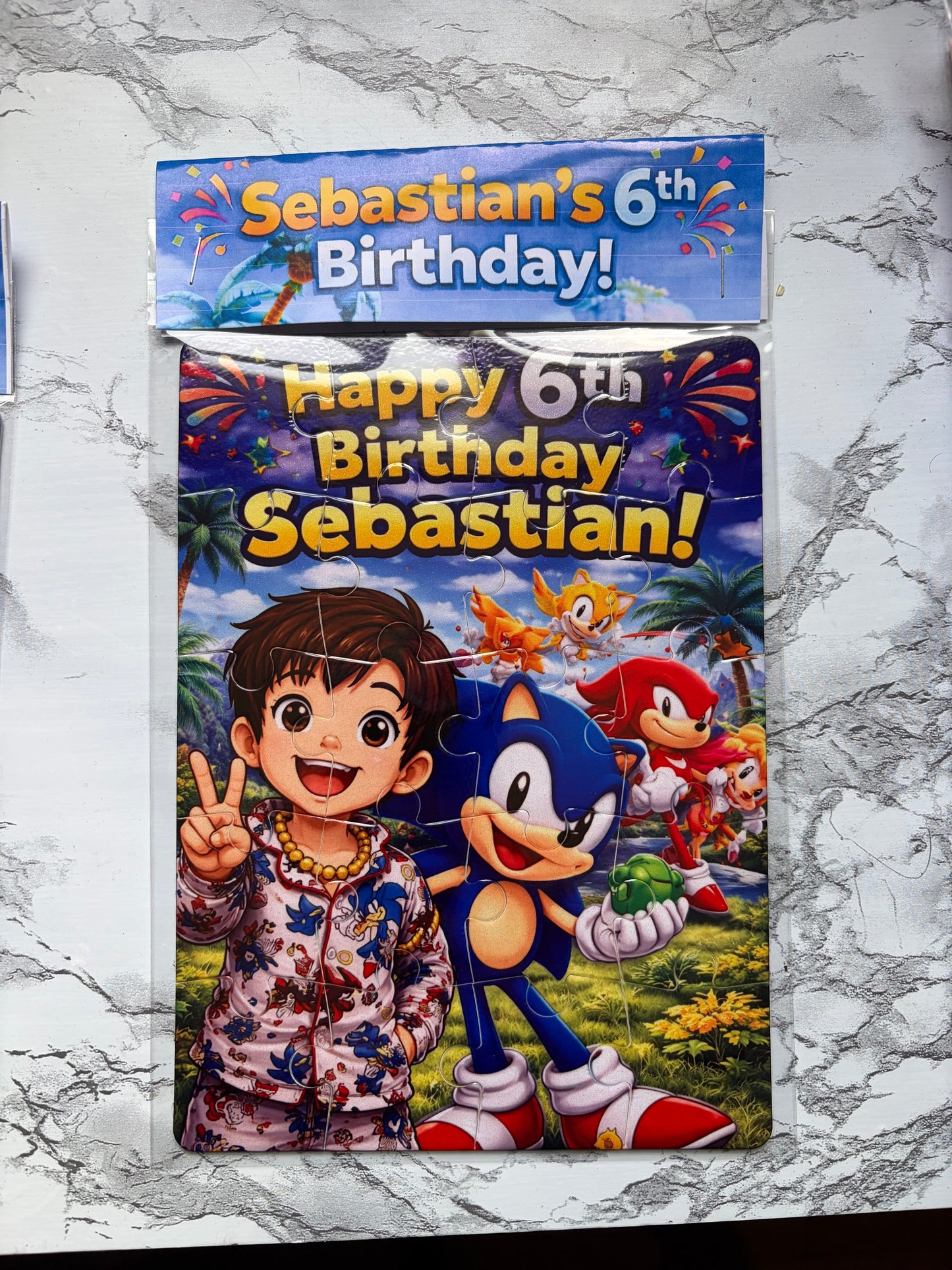 Custom Puzzle party favor