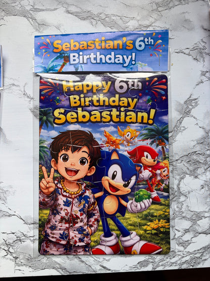 Custom Puzzle party favor