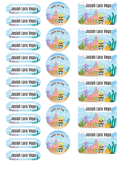 Back to school Labels