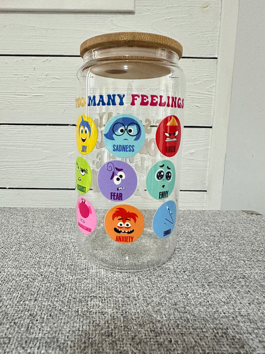 Inside out glass can 16 oz