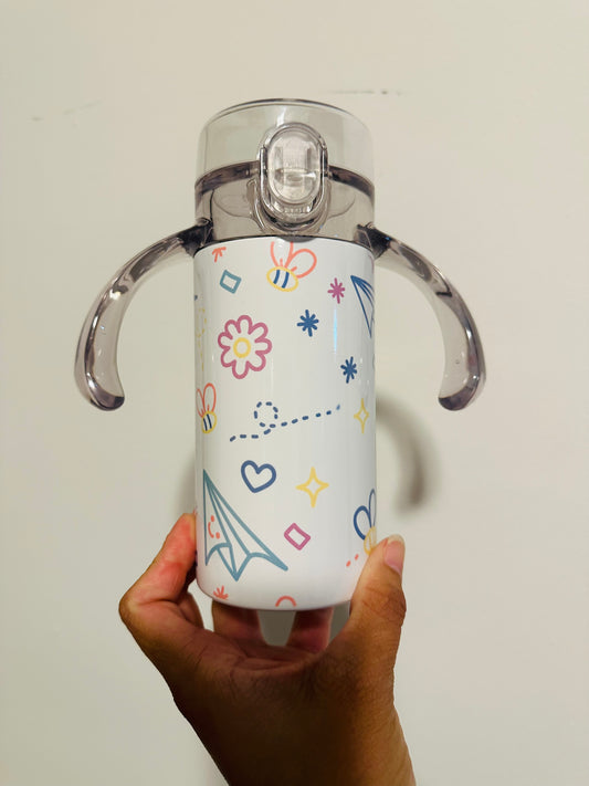Paper planes 12oz Sippy and  Stainless Steel Tumbler