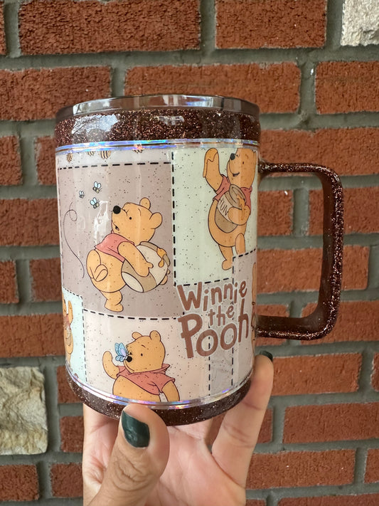 Winnie the Pooh 10oz Glitter Mug