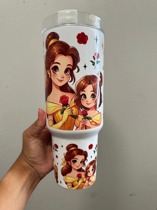 Princess Belle Grippy Tumbler