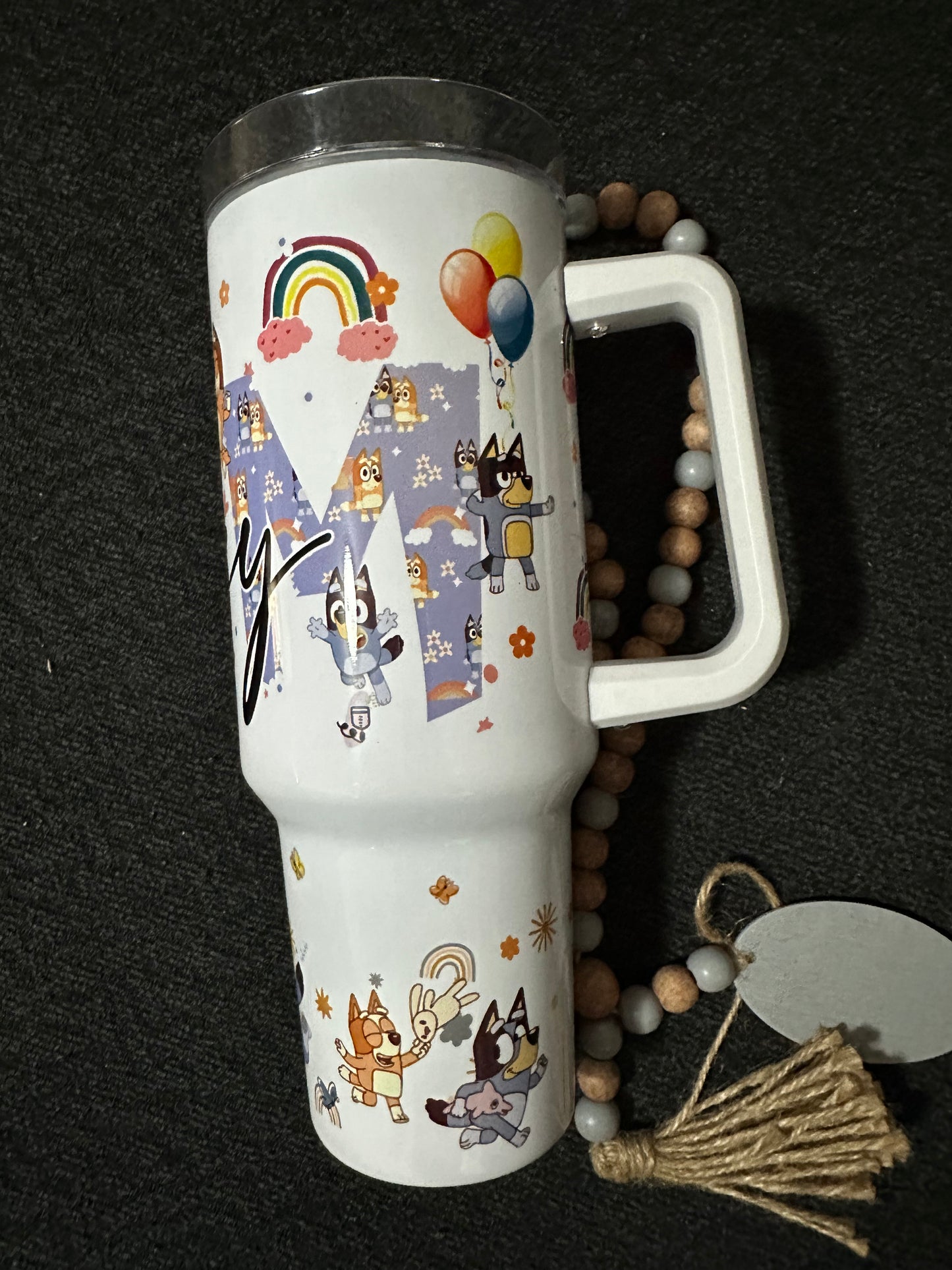 Bluey 40oz Grippy tumbler MOM