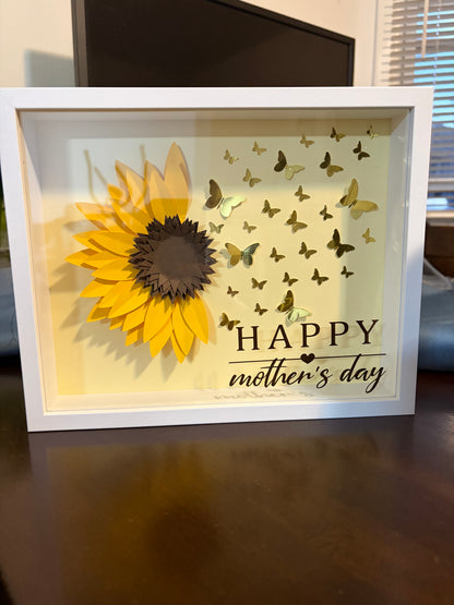 Sunflower Shadow box for M🌻M