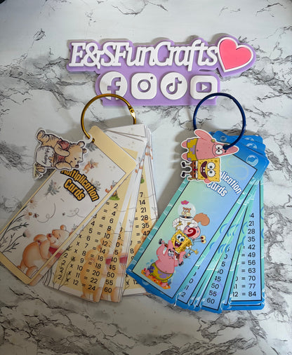 Tablas de multiplicar personalizadas