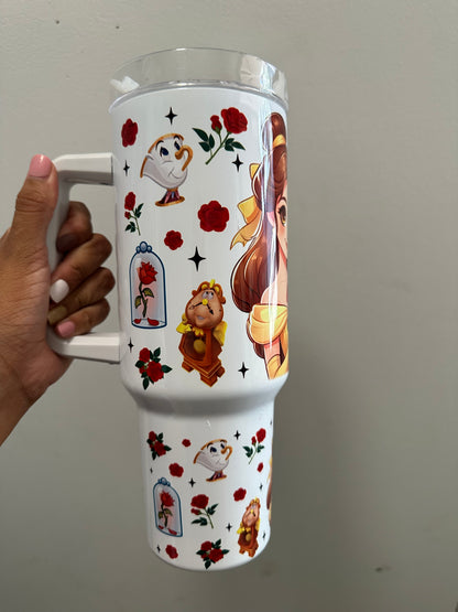 Princess Belle Grippy Tumbler