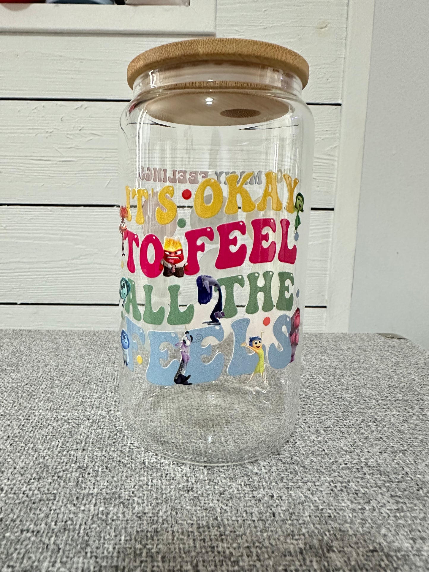 Inside out glass can 16 oz