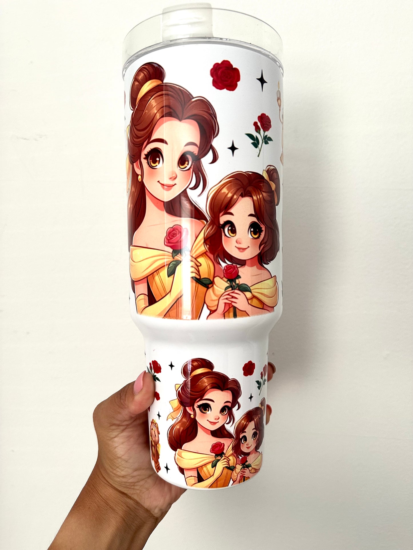 Princess Belle Grippy Tumbler