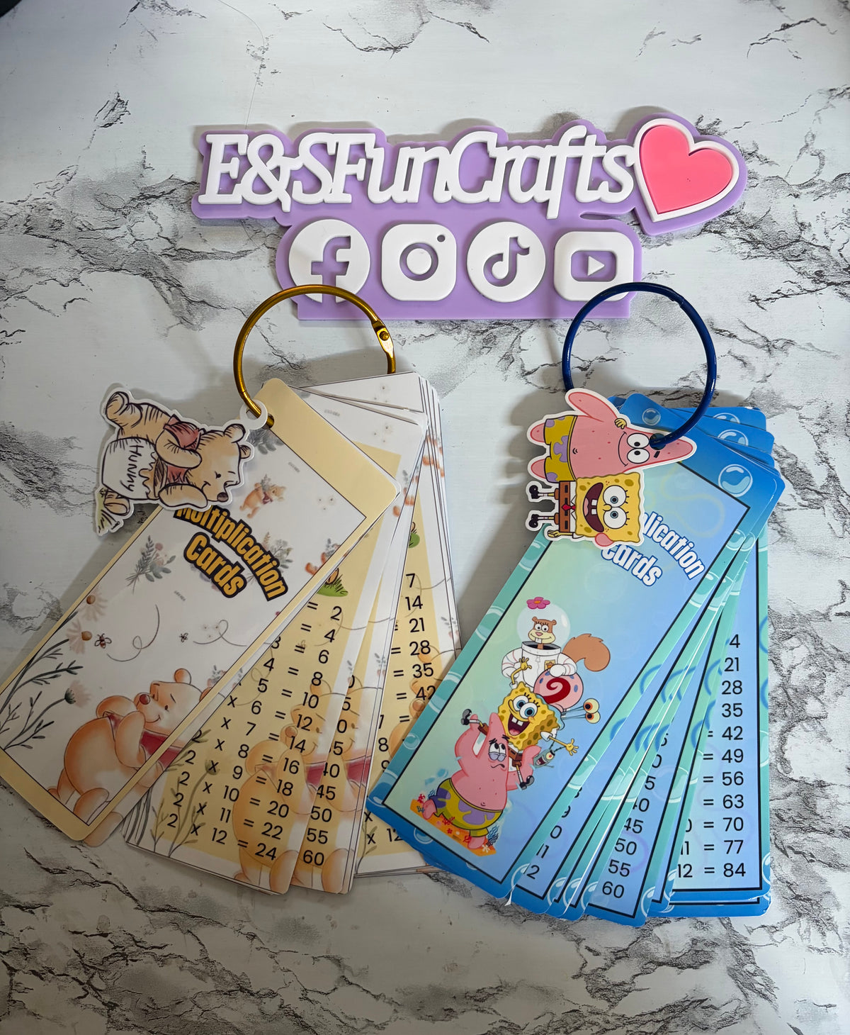 Tablas de multiplicar personalizadas