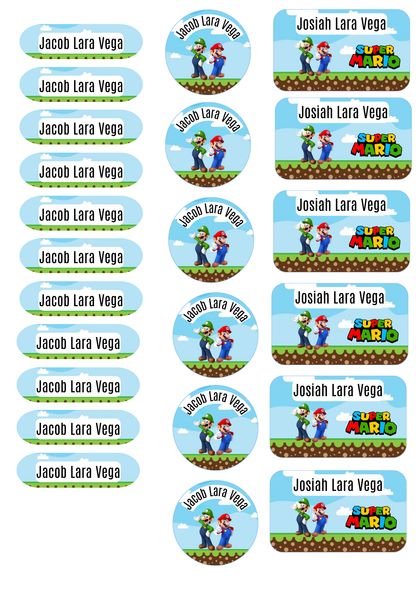 Back to school Labels