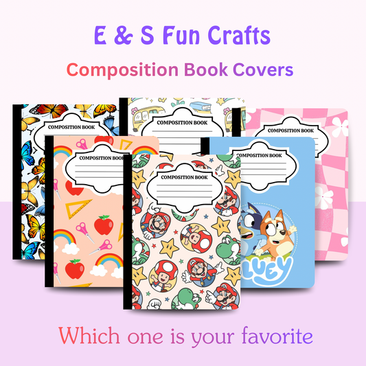 Custom Composition Book Cover