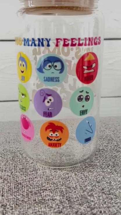 Inside out glass can 16 oz