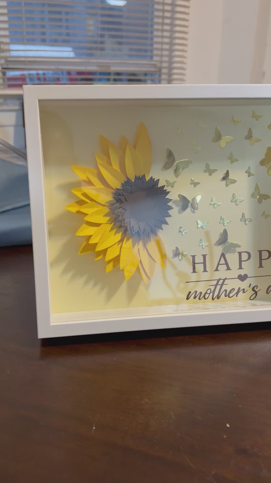 Sunflower Shadow box for M🌻M