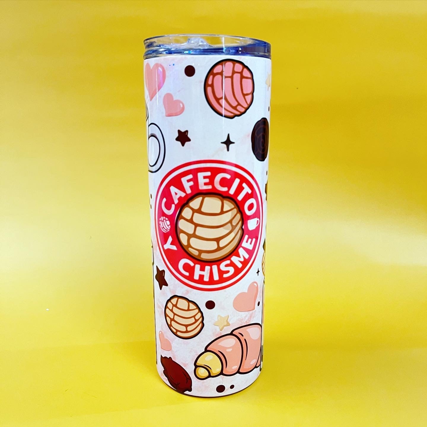 Tumbler 20 oz "Cafecito Y Chisme"