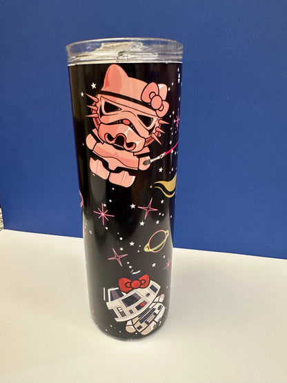 Tumbler 20 oz  “Hello Kitty Star Wars ”